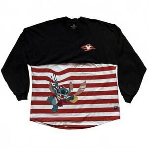 Disney Cruise Line Pirate Stitch Spirit Jersey Striped DCL Unisex Adult Large